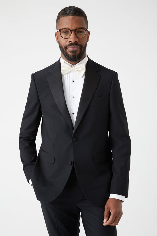 This impeccably tailored tuxedo jacket is designed to make a statement, perfect for any formal occasion. Whether you're attending a wedding, gala, or any special event, our Slim Fit Tuxedo Jacket is the ultimate choice for the modern gentleman who wants to make a lasting impression.