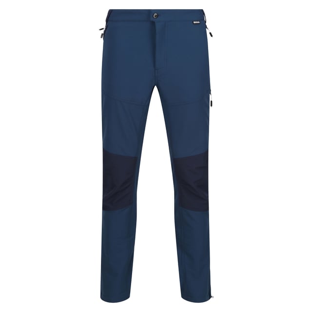 Material: Elastane, Polyester. Fabric: Stretch. Design: Logo. Fabric Technology: Isoflex, Water Repellent, Wind Resistant. Belt Loops, Side Zip Ankles, Ventilation Panels. Pockets: 2 Side Pockets, 1 Back Pocket, 1 Thigh Pocket, Zip. Waistline: Part Elasticated. Weatherproof.