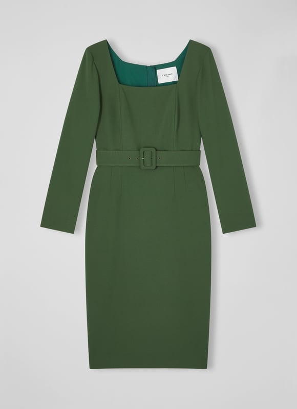 LK Bennett Carrington Dress, Forest