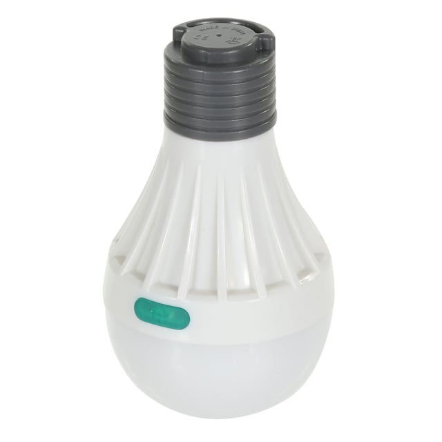 70% acrylonitrile butadiene styrene and 30% polystyrene. 80 lumens of light. Hanging handle for tent hooks. 4 x AA batteries included. 10 hours of operational use.