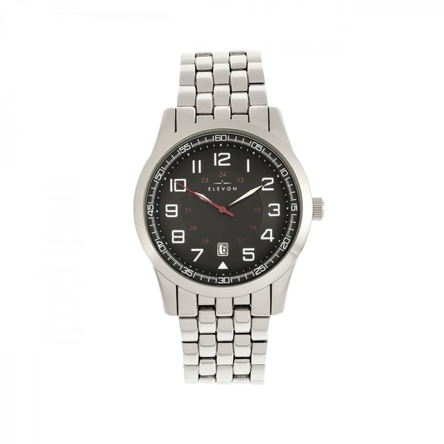 Brushed Alloy Case; Japanese Quartz Movement; Non-Glare Scratch-Resistant Mineral Crystal; Logo-Engraved Stainless Steel Caseback; Alloy Bracelet ; Logo-Engraved Fold-Over Push-Button Deployment Clasp; Luminous Hands; Date Display; 42mm Case Diameter; 5ATM Water Resistance;.