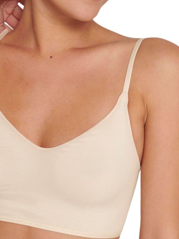 Sloggi Soft ADAPT Top. V neck style with super soft microfibre fabric and a sheer mesh back. This product is recommended as hand wash only.