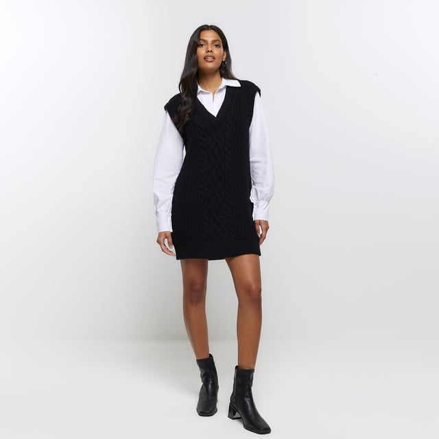 Black jumper river island new arrivals