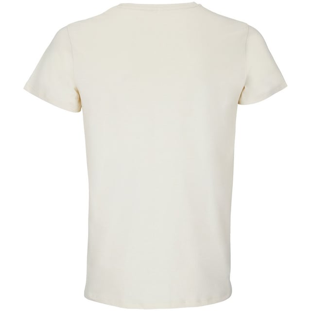 50% Recycelte Baumwolle, 50% Baumwolle. Design: Unifarben. Ausschnitt mit Band, Schlauchförmig, Doppelnadel-Stich, Größenetikett ohne Markennamen. Nachhaltigkeit: ACCORD, Amfori-Freigabe, BSCI, Fair Wear geprüft, Aus recyceltem Material, Oeko-Tex Standard 100 zertifiziert, PETA-geprüftes Vegan, REACH, nachhaltige Materialien, UN Global Compact. Rundhalsausschnitt, Gerippter Kragen. Kurzärmlig.