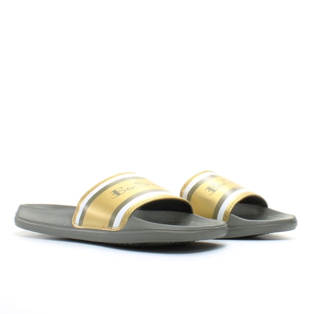 Khaki sliders mens store
