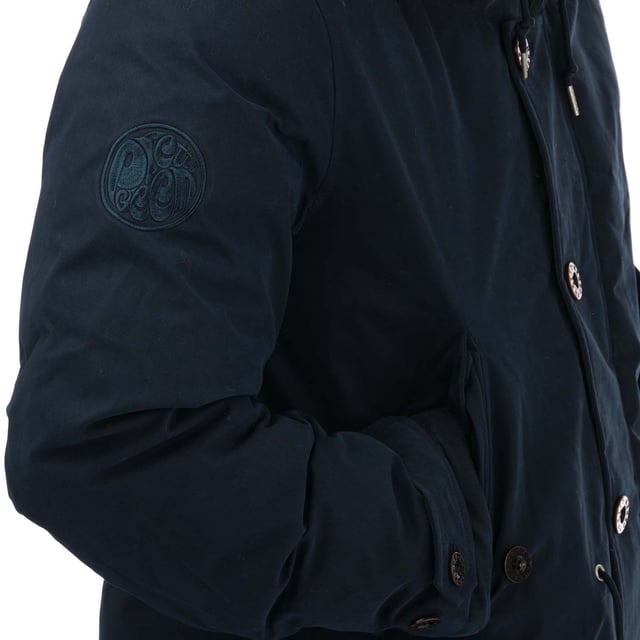 Pretty green blue parka sale