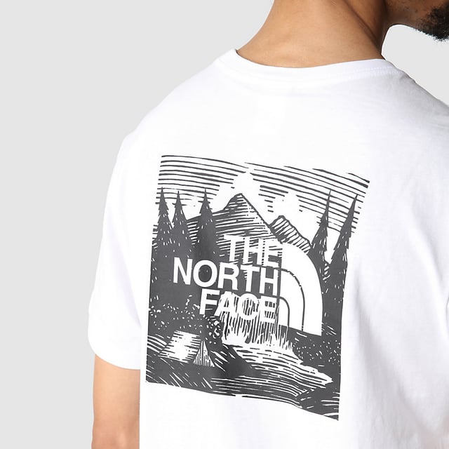 ★THE NORTH FACE★ White Label mate Short Sleeve Round THE NORTH FACE Redbox Celebration T-Shirt 'White' NF0A7QRB-FN4