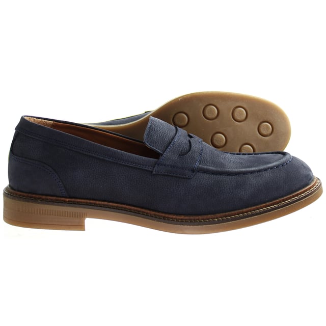 Zapatillas de hombre de cuero suave enmascarado de Hackett Chino HMS20904 595