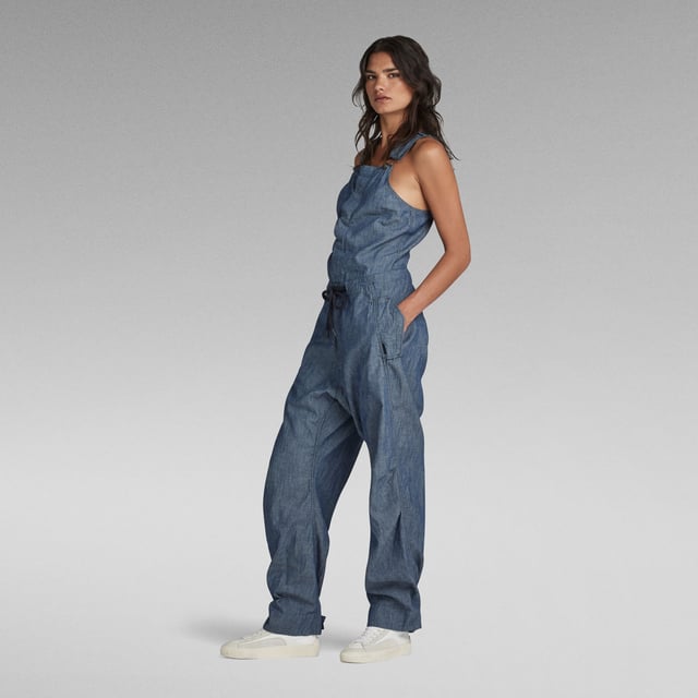 Girls Bowey 3D Carpenter Loose Hose | Mittelblau | ® DE