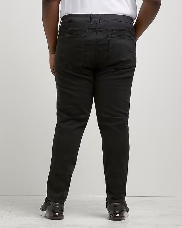 River Island Mens Jeans Freddy Big & Tall Black