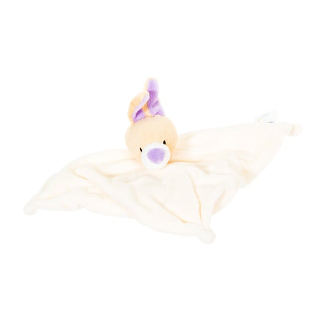 Bunny DouDou Le Petit Garçon.
 A cuddle companion, exquisitely soft and adorable.
 The materials used are so elegant and soft, they are a visual and tactile pleasure.
 Measures: -24 x 24 cm.
 Composition: 100% cotton
 Care:
- Wash maximum at 40ºC.
 - Do not iron.
 - It is not allowed to use a dryer.
 - Do not use bleach.
 - Does not support dry cleaning.