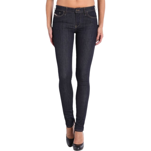 Diesel - Pantalón Vaquero Azul Oscuro "D-Ebbey" De Cintura Baja - BLS