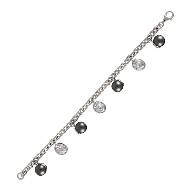 This dazzling Bracelet for Women from Orphelia  is the perfect gift to spoil yourself or a loved one. The Bracelet is made out of 925 Sterling Silver, colored Silver at Length: 19 cm weighing in at 25.1 grams with a Width of 1.5 cm at its widest point. The Orphelia Women's 925 Sterling Silver Bracelet - Silver ZA-1905 is delivered in a stunning gift box and carries a two year warranty.