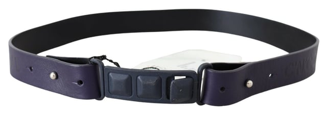 Brand: C&#8217;N&#8217;C&#8217; Costume National
  Model: Fashion Belt
  Motive: Solid pattern
  Material: Leather
  Color: Black
  Logo details
  Made in Italy
Material: Leather