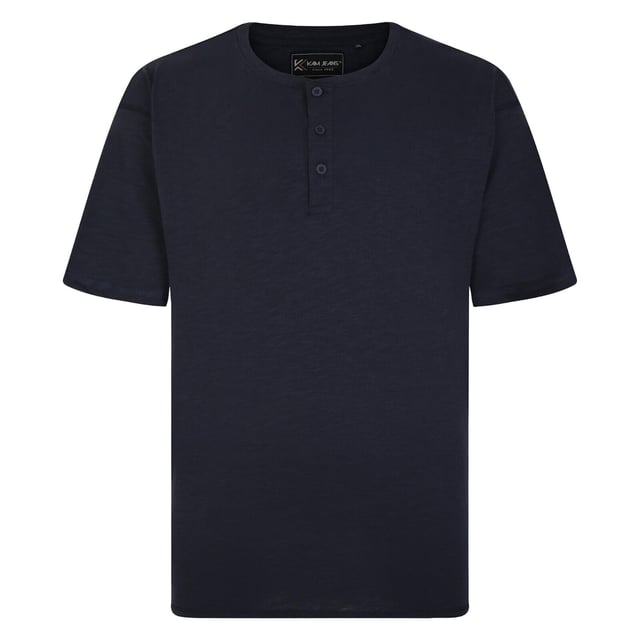 We are proud to present our Mens's Plus Size T-Shirt, designed especially for large and tall guys who value comfort and style in their everyday clothes. Made entirely of cotton, this crew neck shirt has short sleeves and a traditional design for a cosy appearance. This plus size t-shirt is perfect for any informal occasion because it has three buttons on the front. To extend the life of your t-shirt, simply wash it with colours that are similar to yours.