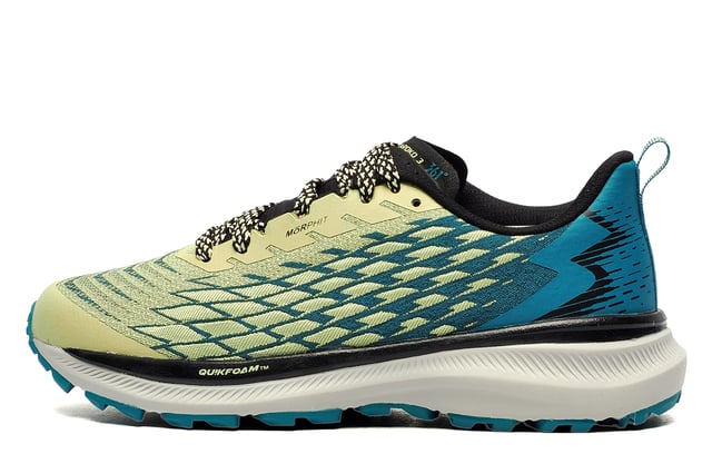 If you're looking for a top-tier trail running shoe that offers exceptional value, the 361 Taroko 3 is an outstanding choice. This durable and ultra-comfortable shoe is crafted to provide enhanced support and superior cushioning, making it ideal for trail runners of all levels. Built to withstand the rigors of rugged terrain and long-distance trail runs, it ensures stability and a plush feel underfoot. The Taroko 3 features a cutting-edge double-layer textile and mesh upper, while the MORPHIT lacing system is designed to adapt to various foot shapes for a secure fit. An anatomically designed tongue reduces pressure across the top of the foot, and a full-length QU!KFOAM midsole combined with a padded heel and ankle collar ensures a luxurious fit that's easy to slip on and off. The durable lugged rubber outsole enhances grip on uneven surfaces, providing the traction and precision needed to tackle challenging trails with confidence and speed.
 - Textile / Double-layer mesh mix upper enhances breathability
 - Anatomical pressure free tongue design
 - Soft textile lining for comfortable fit and feel
 - Contoured heel design
 - MORPHIT supportive and contoured fit system
 - Heel pull tab for easy slip-on fit
 - Toe bumper for added safety
 - Perfect fit lace up closure
 - OrthoLite comfort cushioned insole
 - QU!KFOAM and EVA rubber blend midsole
 - Durable treaded outsole
 - 361 branding