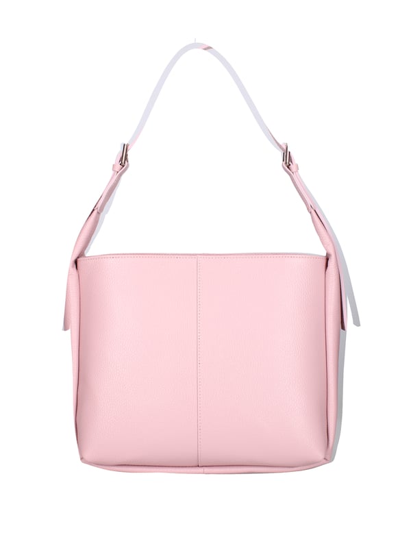 Bolso de hombro para mujeres. El cierre es con zip. Los bolsillos internos son uno con zip y dos abiertos. Los bolsillos externos están ausentes. La correa del hombro está ausente. El mango está en cuero. Hay tres compartimentos internos. El material externo es de cuero en dólar real y paja Tabru. Está alineado internamente en 70% de tela de algodón: 30% de poliéster. Medidas: 31x26x14 cm. Hecho en Italia