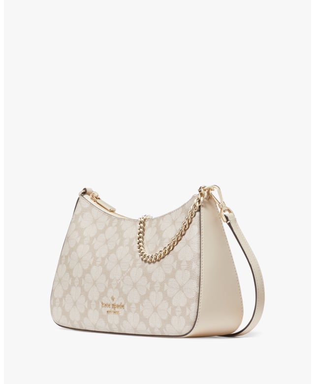 Spade Flower Spade Flower Pvc Convertible Crossbody, Back Zip And Front Slip Pockets,  Length: 7.00 Cm,  Width: 16.50 Cm,  Height: 26.50 Cm