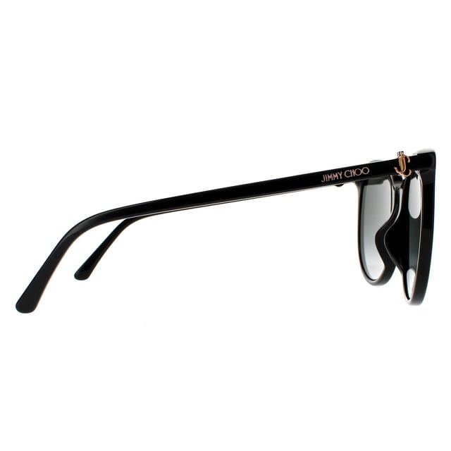 Jimmy Choo Sunglasses ILANA/F/SK 26S 9O Black Copper Dark Grey Gradient are a feminine round style crafted from lightweight acetate. The hinges feature a crystal shaped J with the slim temples featuring the Jimmy Choo logo for brand authenticity.