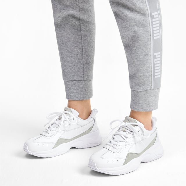 PRODUCT STORY The bulky silhouette on these female-first sneakers provides cushioning and comfort. The new fashion trainer Cilia Lux introduces a distinctive look and practical features that are sure to "light up" feminine footwear.