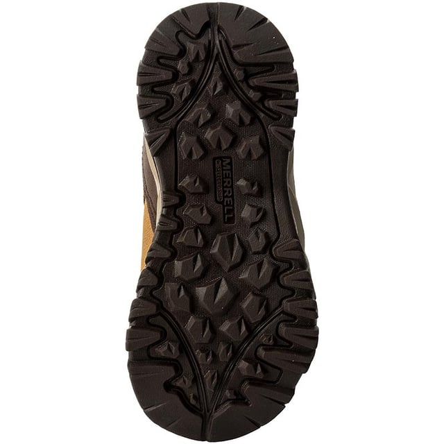 Merrell Boots de cuero de cuero liso de trigo impermeable alpino botas de cuero liso MC57095