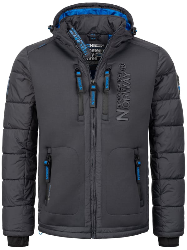 Stilvoller Schutz: Geographical Norway Herren Winterjacke H-354 Maximale Wärme und Komfort: Die Geographical Norway Herren Winterjacke H-354 bietet nicht nur erstklassigen Schutz vor Kälte, sondern auch unübertroffenen Komfort. Ihr Obermaterial aus 100% Polyamid hält Sie selbst bei den widrigsten Wetterbedingungen warm und trocken. Praktische Kapuze und Taschen: Mit ihrer funktionalen Kapuze und den insgesamt vier Taschen (zwei Brusttaschen und zwei Seitentaschen) ist diese Jacke perfekt für den Outdoor-Einsatz geeignet. Egal, ob Sie wandern, campen oder einfach nur in der Natur unterwegs sind - diese Jacke bietet Ihnen die nötige Funktionalität. Zeitloser Outdoor-Style:  Der Outdoor-Style dieser Jacke macht sie nicht nur zu einem praktischen Begleiter, sondern auch zu einem modischen Statement. Egal, ob Sie in der Stadt unterwegs sind oder auf dem Land - mit dieser Jacke setzen Sie immer ein trendiges und zugleich funktionales Fashion-Statement.