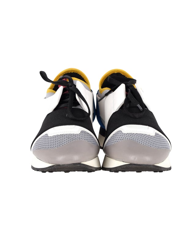 Yellow and black balenciaga race runners deals