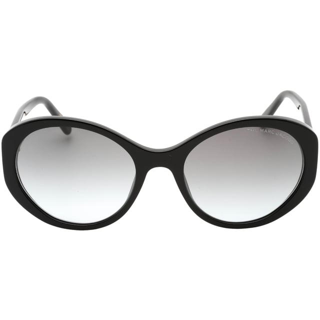 Marc Jacob 520 0807 90 Black Sunglasses. A touch of fun for your summer days, but nothing too out of the ordinary for a Marc Jacobs collectible. Marc Jacobs Sunglass perfect for the summer. Marc Jacobs Black 520 0807 90  Sunglasses, Lens Width = 56mm, Nose Bridge Width = 20mm, Arm Length = 140mm, Made In China. Sunglasses, Sunglasses Case, Cleaning Cloth and Care Instructions all Included, 100% Protection Against UVA and UVB Sunlight and Conform to British Standard EN 1836:2005. Marc Jacobs Black Sunglasses. MARC 520/S 0807 9O