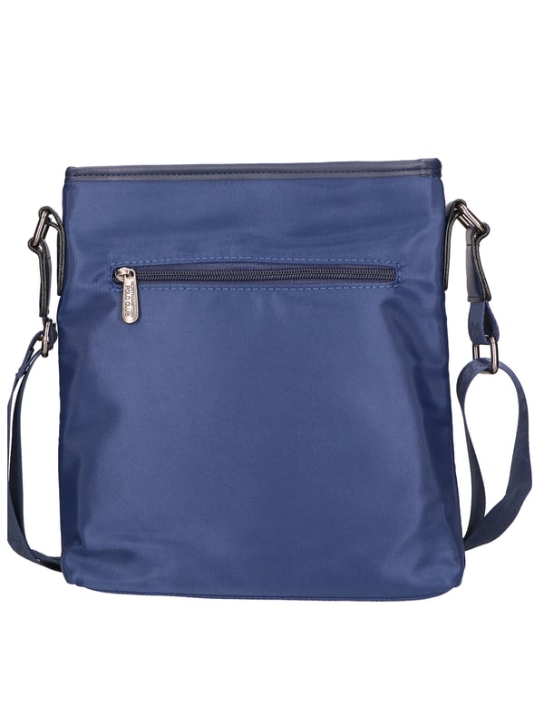 Northampton polo club Bolso de hombro de mensajería para hombres con tela suave más detalles de cuero vegano. Compartimento único.