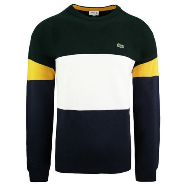 Lacoste colour block jumper new arrivals