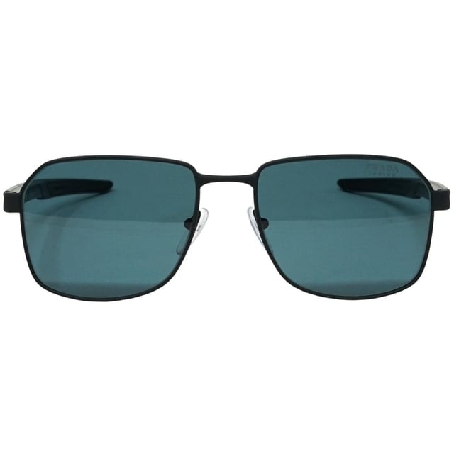 Prada Sport PS54WS DG009R Black Sunglasses. Prada Sport Black Sunglass, Lens Width = 57mm, Nose Bridge Width = 18mm, Arm Length = 140mm, Made In Italy. Branded Sunglasses Case and Cleaning Cloth Included. 100% Protection Against UVA & UVB Sunlight and Conform to British Standard EN 1836:2005. Prada Sport PS54WS DG009R Sunglasses