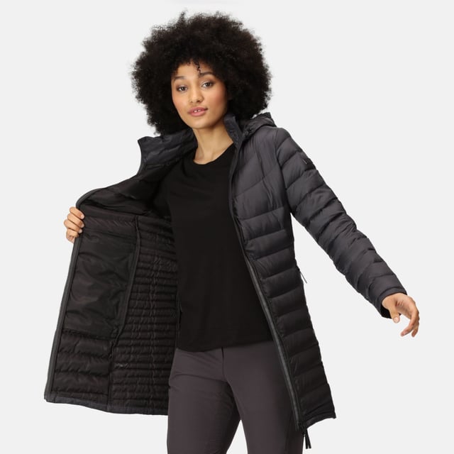 Regatta Regatta Womens/Ladies Melanite Baffled Padded Jacket  Seal Grey P 43303942