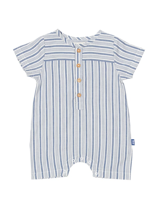 This really is a rather special little number. Perfect for those days on the beach or in the garden, our haven romper is a must-have for this seasons wardrobe. Lightweight and practical, this romper will keep your little one cool this summer. With other haven stripe fabric options across all ages available this season there are also lots of opportunities to create 'matchy matchy' sibling or friend looks.