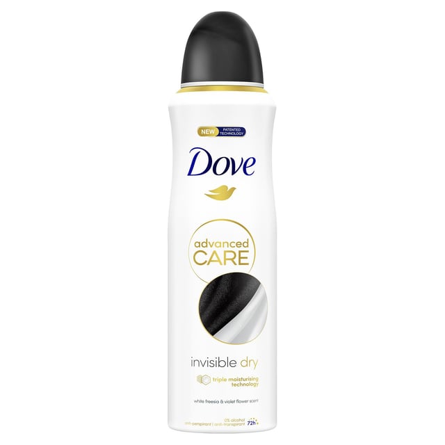 Dove Advanced Care Antiperspirant Deodorant Spray 72H Invisible Dry