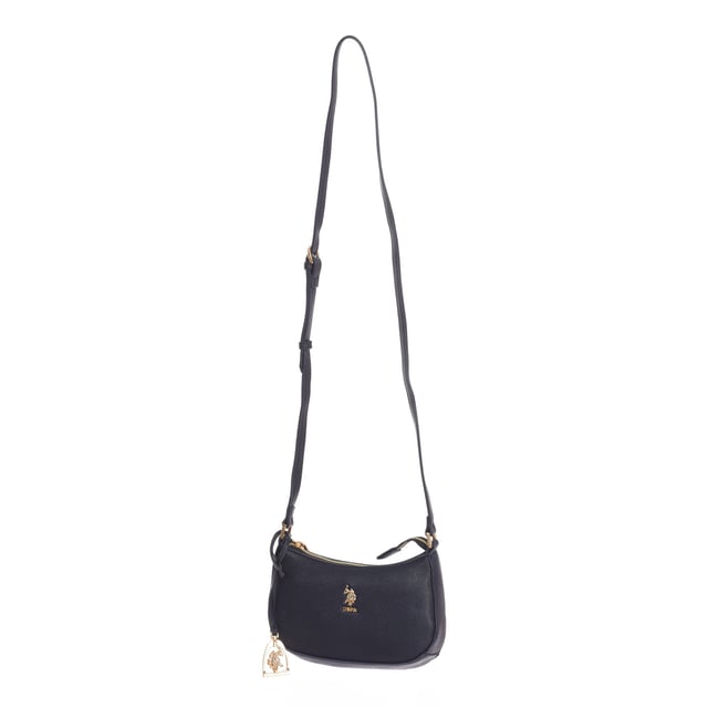 Bolso bandolera U.S. POLO ASSN.
Sintético.
Cierre con cremallera.
Interior frontal: Un bolsillo abierto.
Interior trasero: Un bolsillo con cremallera.
Correa ajustable.
Forro interior con estampado de la marca.
Logo de la marca en el frontal.
Costuras vistas a tono.
 Medidas: 22x13x5cm
 Composición: 100% Poliuretano
 Cuidados:
Limpiar con un paño húmedo.