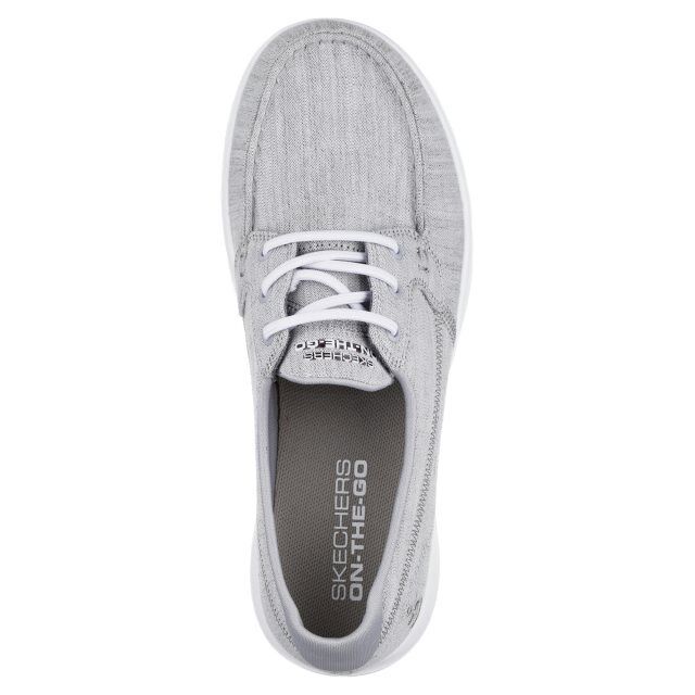 Skechers go walk lite womens silver 2025