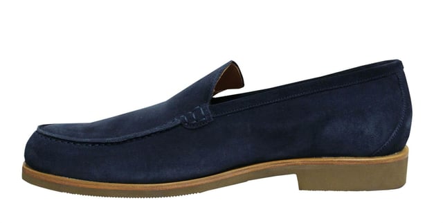 Hackett London Ante Navy Soft Slip en zapatos de mocasines para hombre HMS20642 595