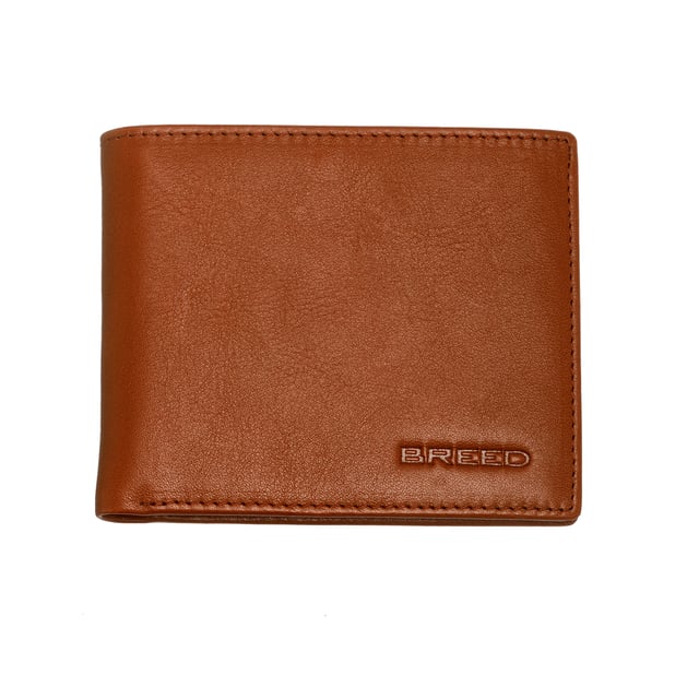 Length: 94mm; Width: 113mm; Height: 17mm; Material: Genuine Leather; Color: Brown; Pockets: 2; Card Holders: 4; ID Window: Yes; Bi-Fold: Yes; RFID Blocking: Yes