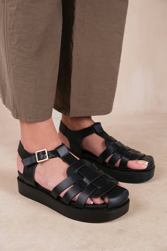Wheres That From Womens 'Louisiana' Multi Strap Sandal With Buckle