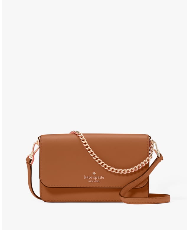Madison Saffiano Leather Willow Small Flap Crossbody, Metal Pinmount With Spade Logo, 8 Credit Card Slots, Front Zip Compartment, Back Slip Pocket,  Length: 5.00 Cm,  Width: 12.50 Cm,  Height: 20.00 Cm
