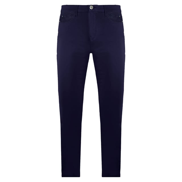 Armani navy sales chinos