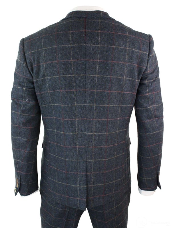 Max out on tweed and Check with the Eton three piece suit, A timeless design with both vintage appeal and practicality. Created using a herringbone weave of rich wool mix material, this suit will keep you well insulated and will successfully stand the test of time. Ideal for country barn weddings. - Note: The waistline of the pants is 15cm smaller than the corresponding size of the jacket. For example, a 34'' coat + 28'' pants, a 36'' coat + 30'' pants, a 38'' coat + 32'' pants, a 40'' coat + 34'' pants, a 42'' coat + 36'' pants, 44'' jacket + 38'' pants, 46'' jacket + 40'' pants, 48'' jacket + 42'' pants, 48'' jacket + 44'' pants, and 52'' jacket + 46'' pants.