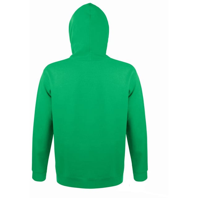 Für Erwachsene geeignet. Innenseite aus gebürstetem Fleece. Gefütterte Kapuze mit passendem Kordelzug. Kängurutasche. Herabhängende Schultern. Gerippte Bündchen an Ärmeln und Saum. Abgesteppte Nähte. Gewicht: 280 g/m²,. Ungefährer Brustumfang (cm): S (91-97), M (97-102), L (104-107), XL (109-112), 2XL (114-119), 3XL (119-124). Material: 50% Baumwolle, 50% Polyester.