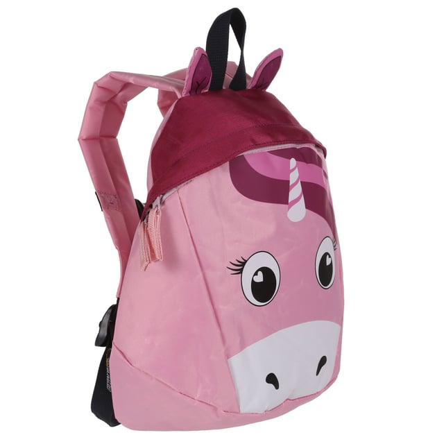 Fabric: Polyester. Fabric Technology: Hardwearing. Design: Unicorn. Handle Features: Grab Handle. Fastening: Zip. Adjustable Shoulder Strap, Padded Straps. Compartments: 1 Main Compartment. Pockets: 1 Security Pocket. 30 x 25.5 x 12 cm