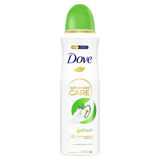 Dove Advanced Care Antiperspirant Deodorant Spray Cucumber & Green Tea