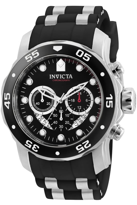 El Invicta 6977 tiene una caja de acero inoxidable de 48 millimetros con una esfera negro.
Esta modelo funciona con un movimiento de Cuarzo preciso.
Resistencia a la presión de aqua de 10 bares.
Este modelo es parte de la colección Invicta Pro Diver - SCUBA.

2 años de garantía Invicta.