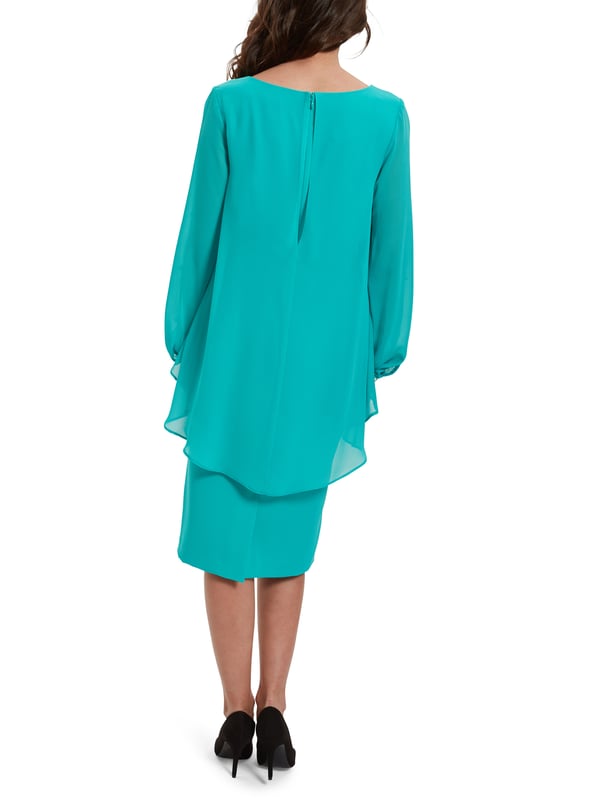 Gina bacconi chiffon cape store