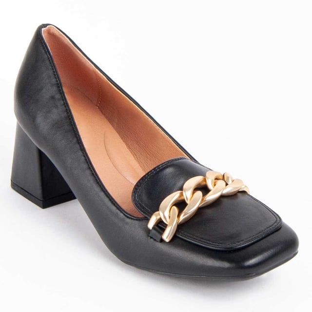 Hakschoen voor dames. Comfortabele pasvorm. Gemaakt door andere merken voor ons merk. Geschatte afmetingen: 8 cm hak.