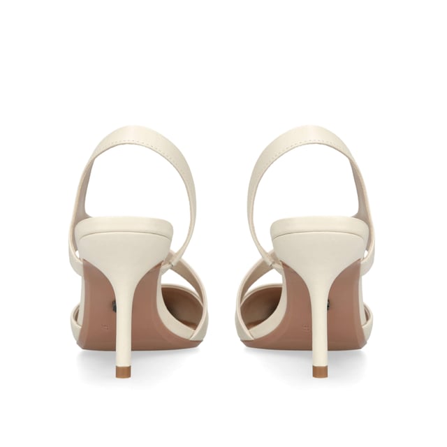 carvela pointed asymmetric strap heels