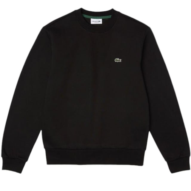 Stay warm and stylish in the Lacoste Fleece Crew Neck Sweatshirt. Made with brushed organic cotton fleece, this sweatshirt offers a soft and comfortable fit. The classic fit and high neck provide natural ease, while the signature crocodile embroidery adds a touch of sophistication. A bestseller from the sportswear experts since 1933.